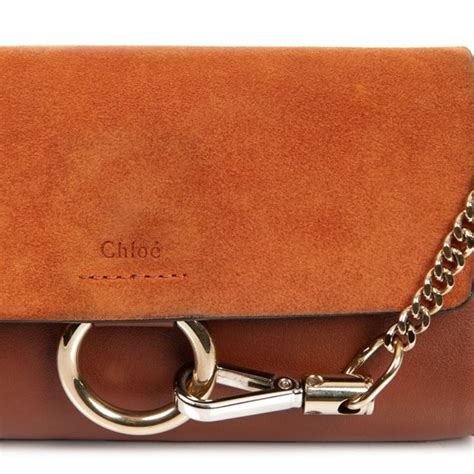 chloe faye wallet on strap sale|Chloé Faye Wallet On Strap .